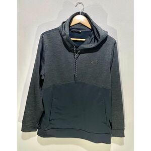 Under Armour Hooded Sweatshirt outdoor comfy Grey pockets Men's LG